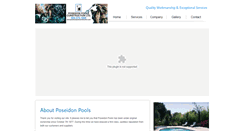 Desktop Screenshot of poseidonpoolsconstruction.com